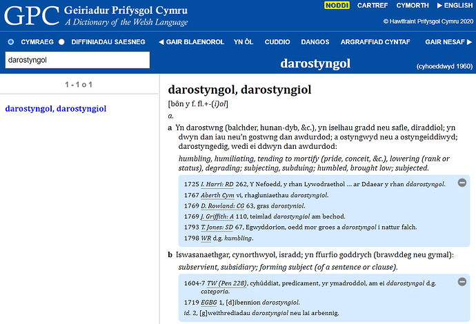 darostyngol