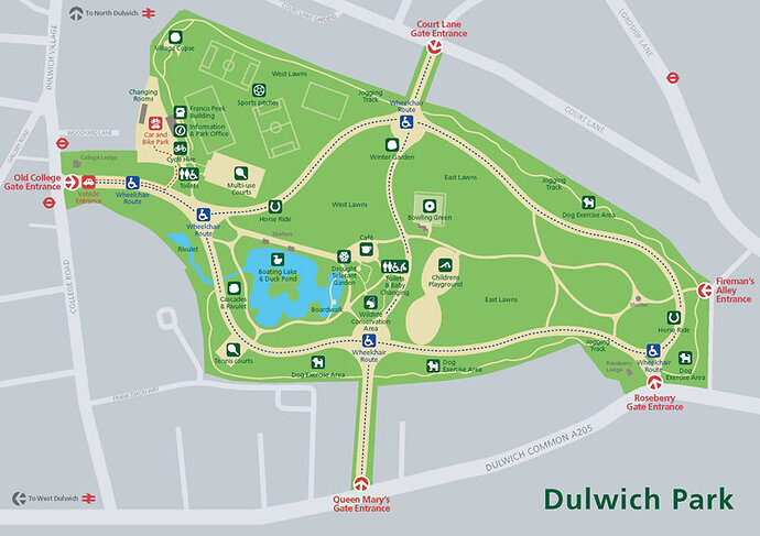 map_of_dulwich_park