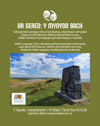 Ar Gered Mynydd Bach
