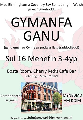 Cymanfa Ganu A5 portrait Cymraeg