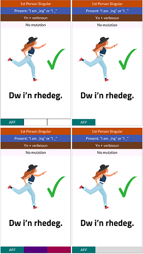 flash card comparisons