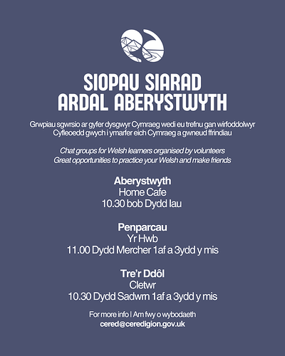 Siopau Siarad Aberystwyth